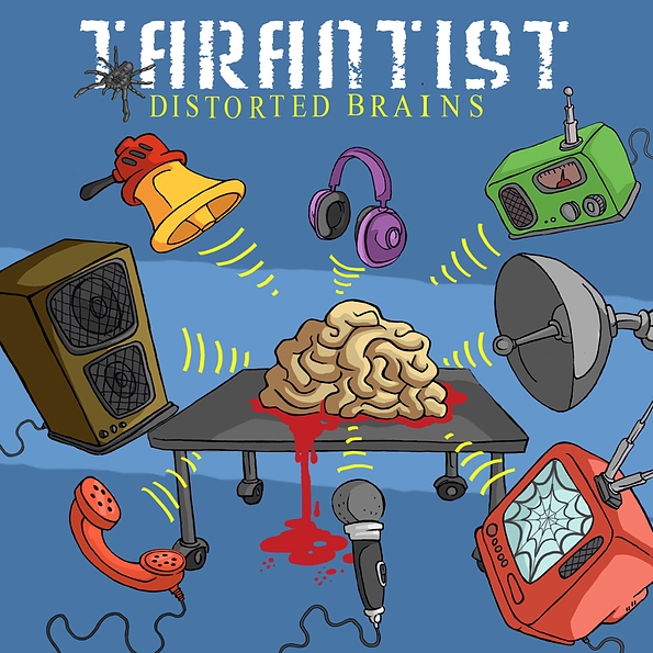 Distorted Brains front cover