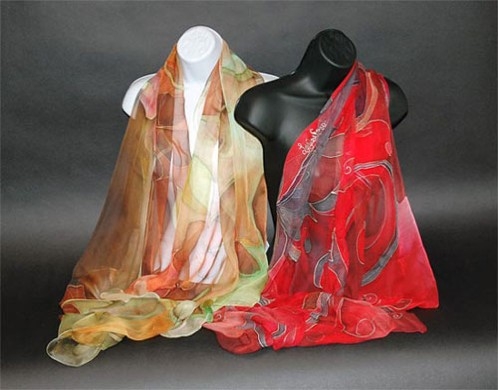 Silk scarves 