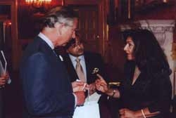 Aryana Farshad and Prince Charles