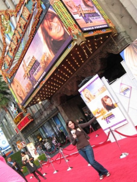 Hannah Montana red carpet premiere
